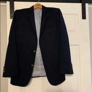 New boys navy blue dress jacket. Size 16